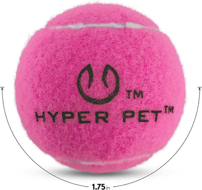 MINI Extra Small 1.75In Tennis Balls for Dogs (Safe Dog Ball Tennis Balls for Exercise & Training) Interactive Toys Work with  K9 Kannon MINI Dog Ball Launcher - 4 Pack Pink